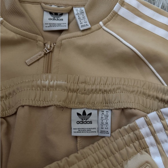 Adidas Tan Track Jacket & Pants for Women - Picture 2 of 4